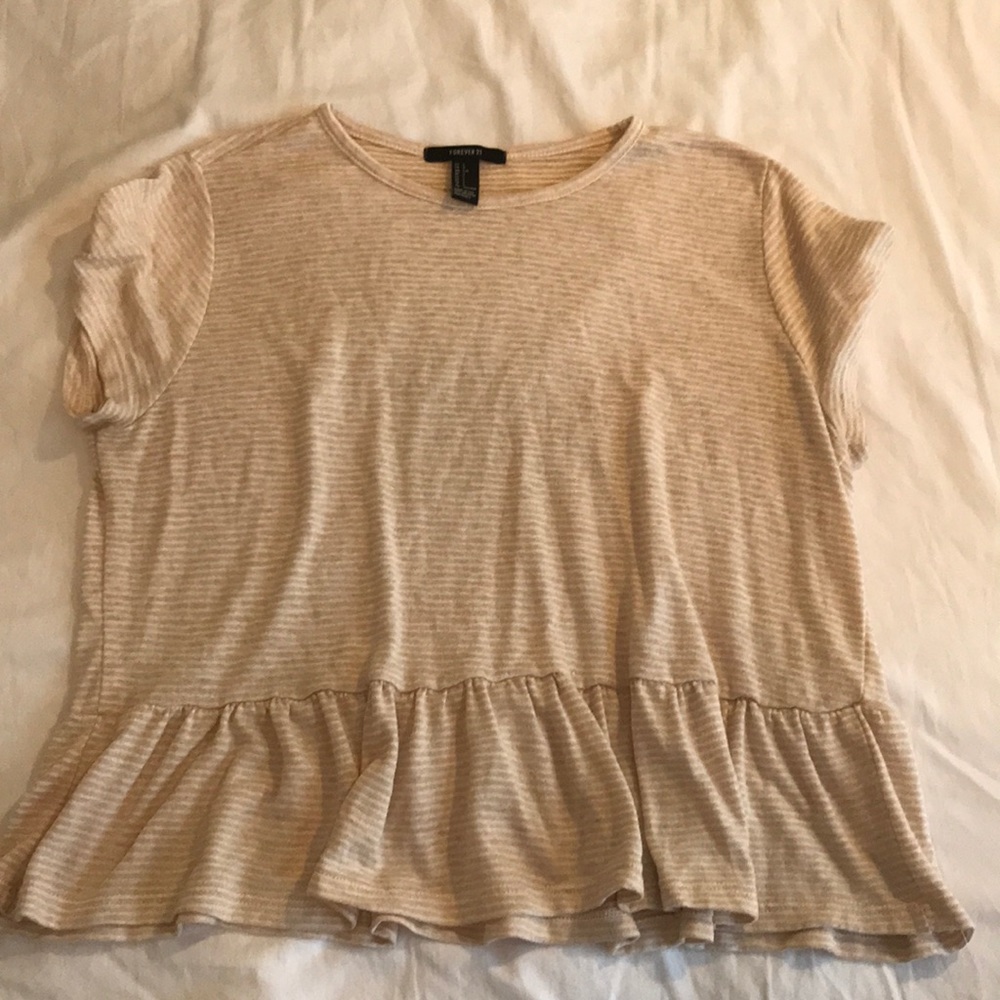 Yellow babydoll top